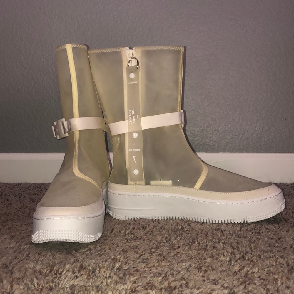 White Air Force Nike boot